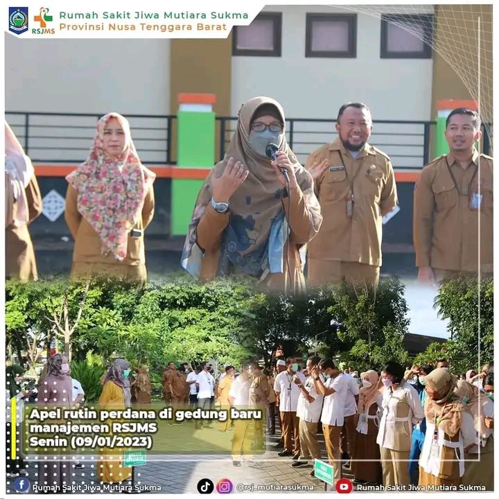 APEL PERDANA DI GEDUNG MANAJEMEN BARU RSJMS